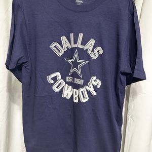 New Navy Blue “ Cowboy’s Authentic Apparel “ Tee Shirt